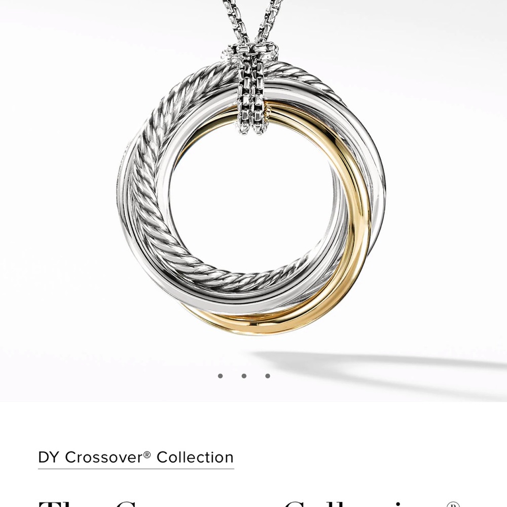 Authentic David yurman crossover necklace